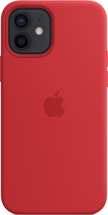 Чехол Silicone Case magsafe качество Lux для iPhone 12/12 Pro красный в Тюмени